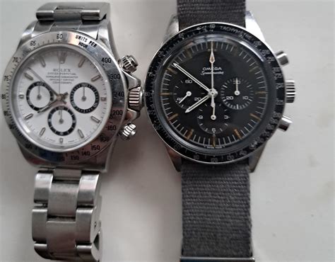 omega speedmaster pro vs rolex daytona|daytona vs Speedmaster reddit.